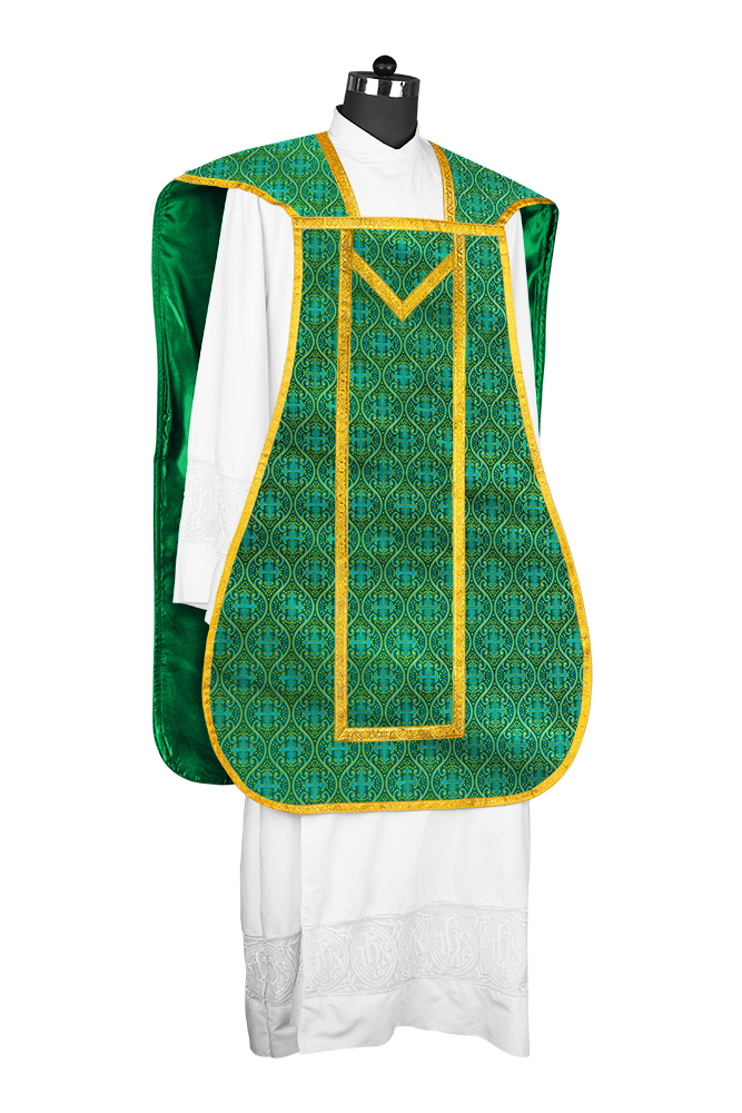 Roman Chasuble with adorned motif