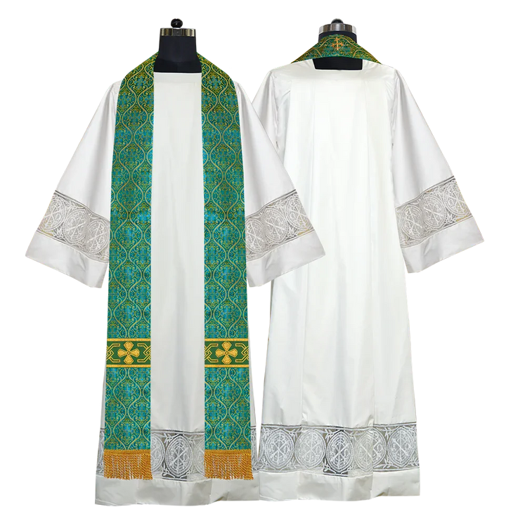 Gothic Cope with Adorned Detailed Braids