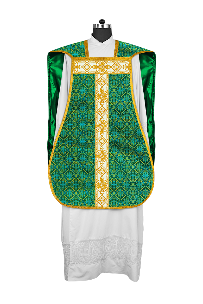 Vestimenta con espalda de violín y motivo bordado 