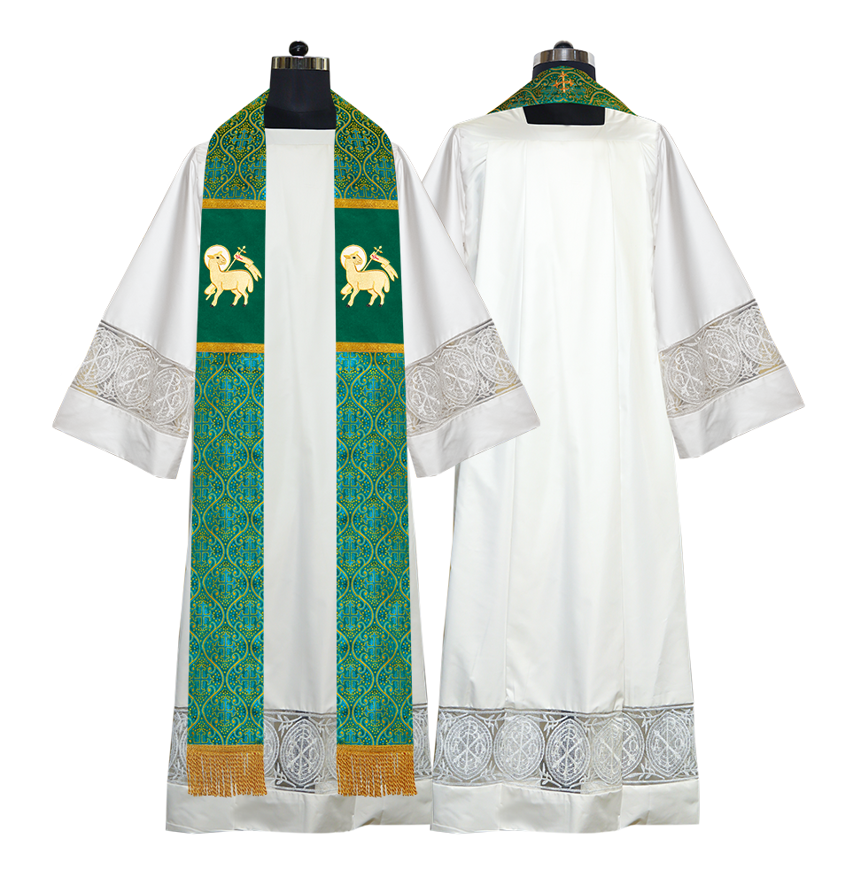 Clergy Stole with Spiritual motif