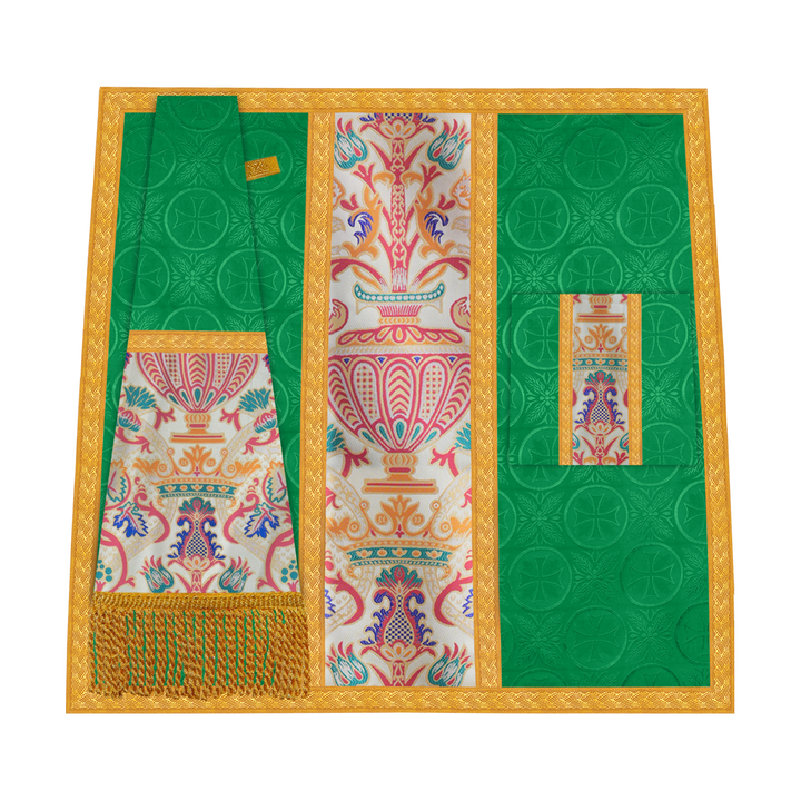 Liturgical Tapestry Mass Set with Ornate trims