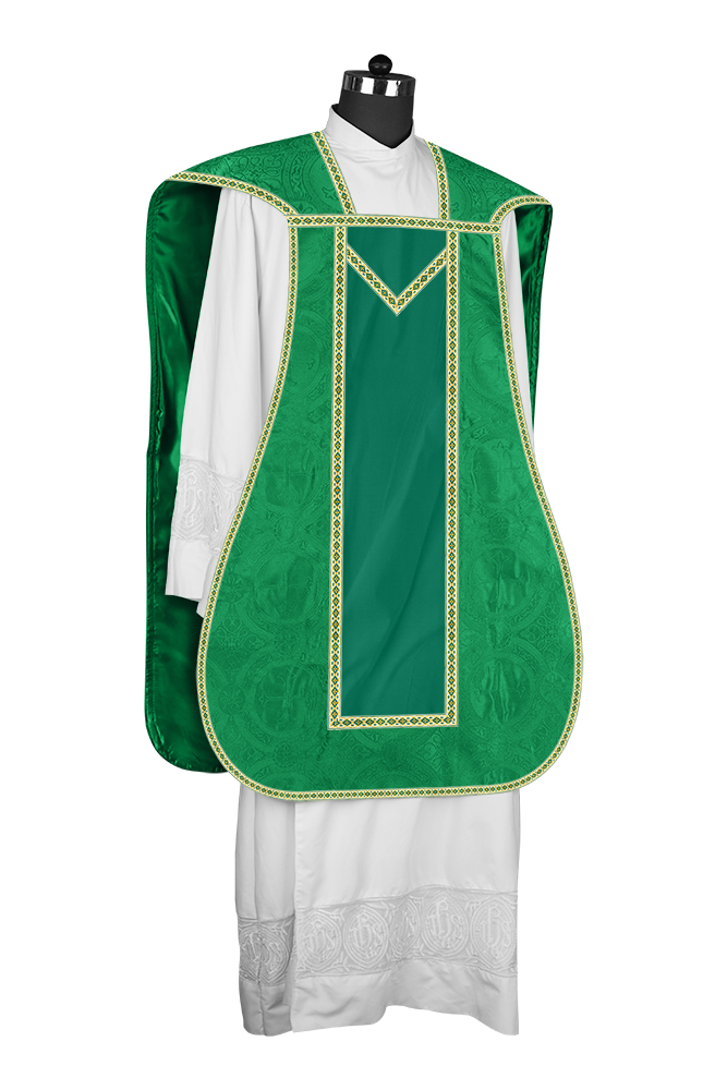 Roman chasuble with Motif and Trims