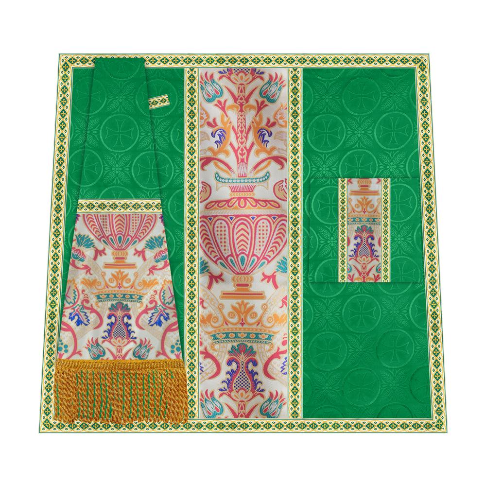 Liturgical Tapestry Mass Set with Ornate trims