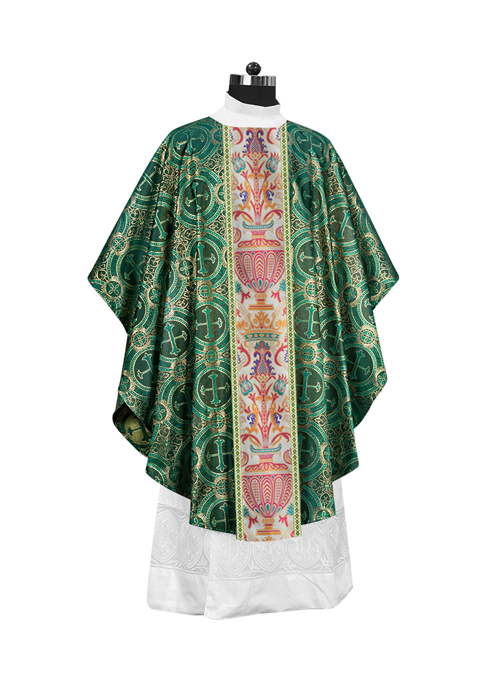 Coronation Tapestry Chasuble Braided with Trims