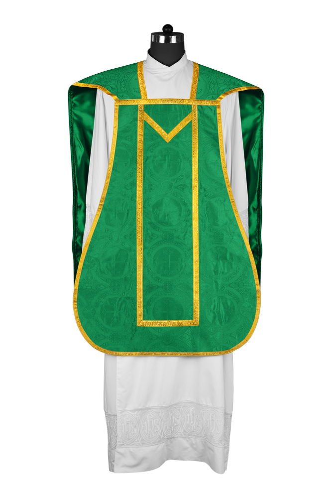 Roman Chasuble with adorned motif