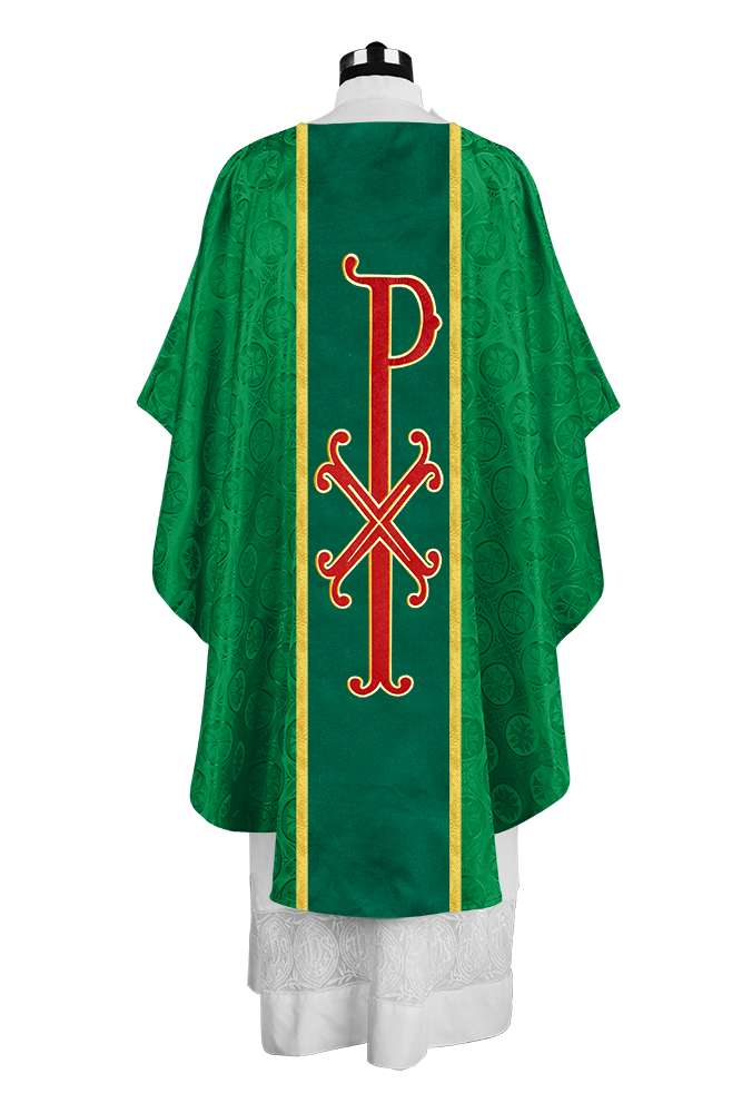 Gothic Chasuble with Ornate PAX Design