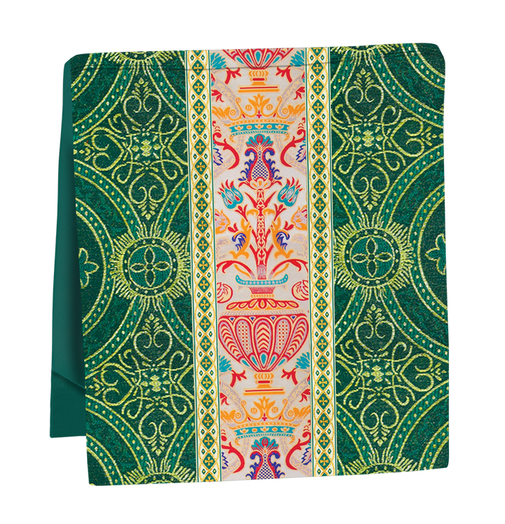 Tapestry Chasuble with Detailed Braids and Trims