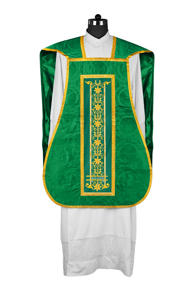 Vestimentas católicas con espalda de violín 