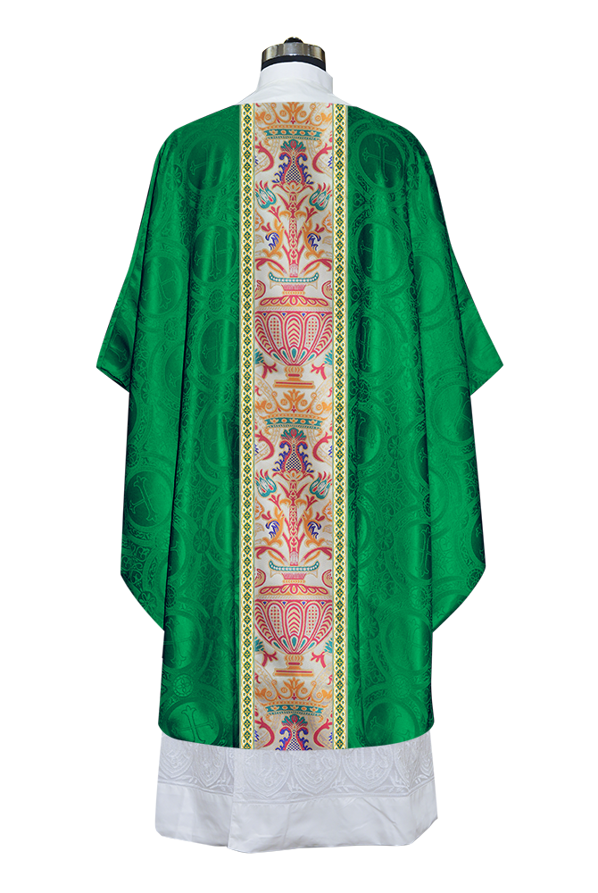 Coronation Tapestry Chasuble Braided with Trims