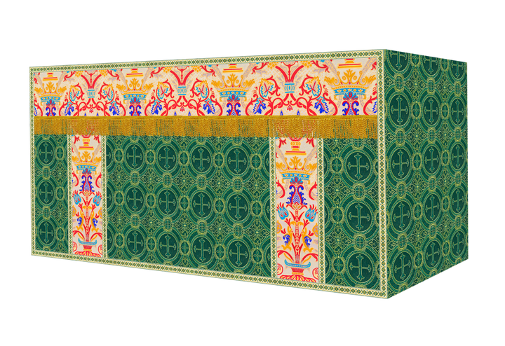 Coronation Tapestry Altar Cloth with Trims