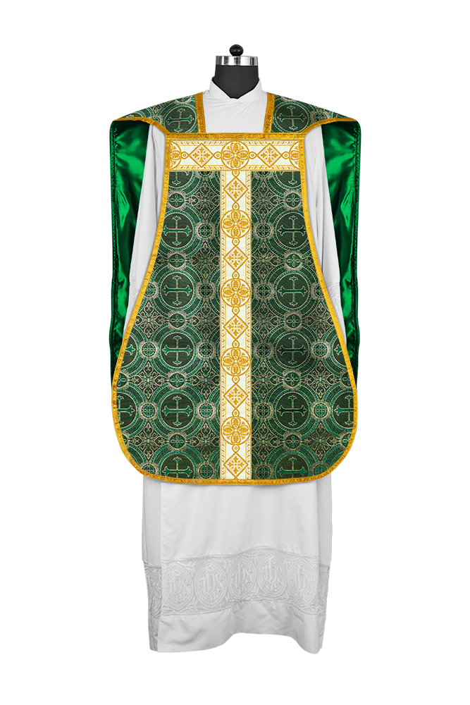 Vestimenta con espalda de violín y motivo bordado 