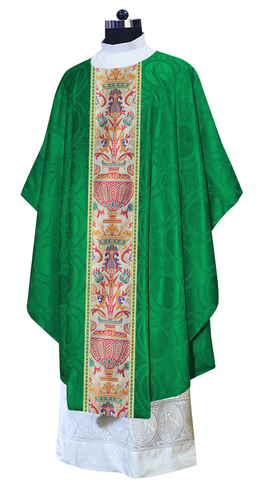 Coronation Tapestry Chasuble Braided with Trims