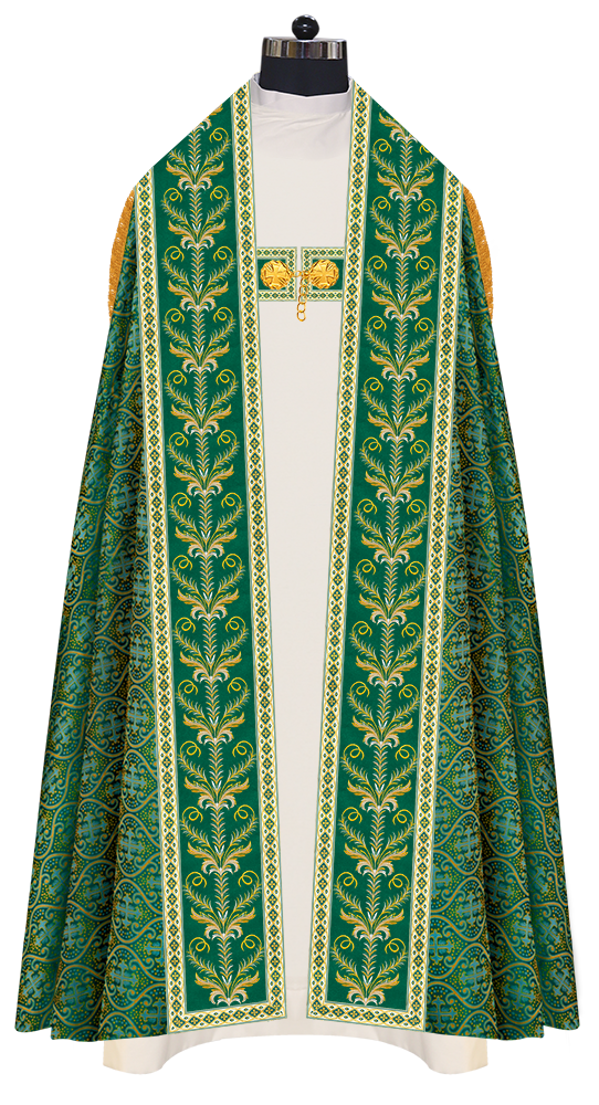 Traditional Embroidered Roman Cope Vestment