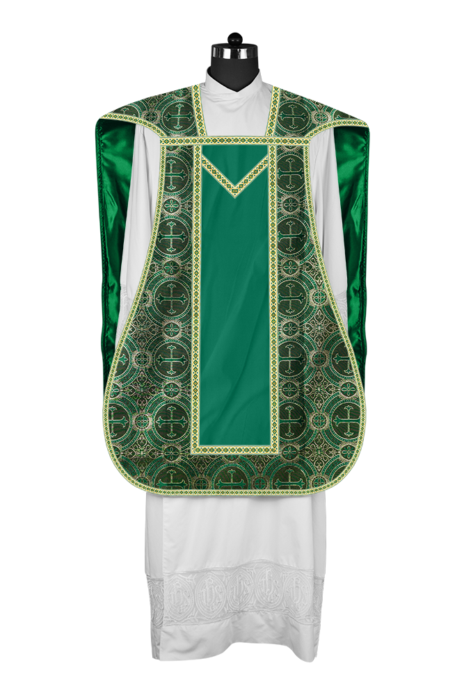 Roman chasuble with Motif and Trims