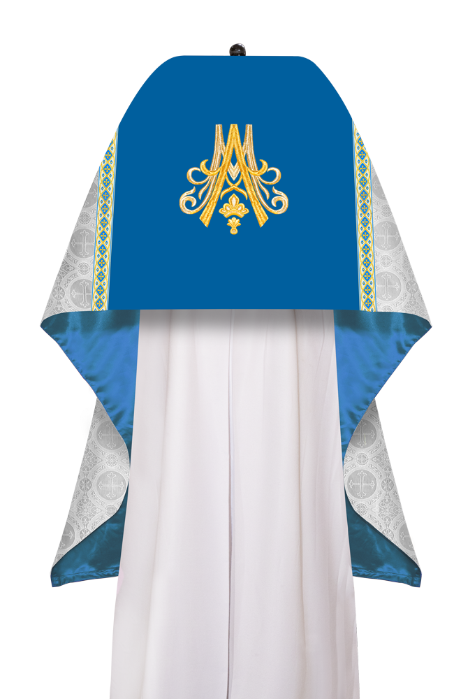 Marian Humeral Veil Vestment with trims