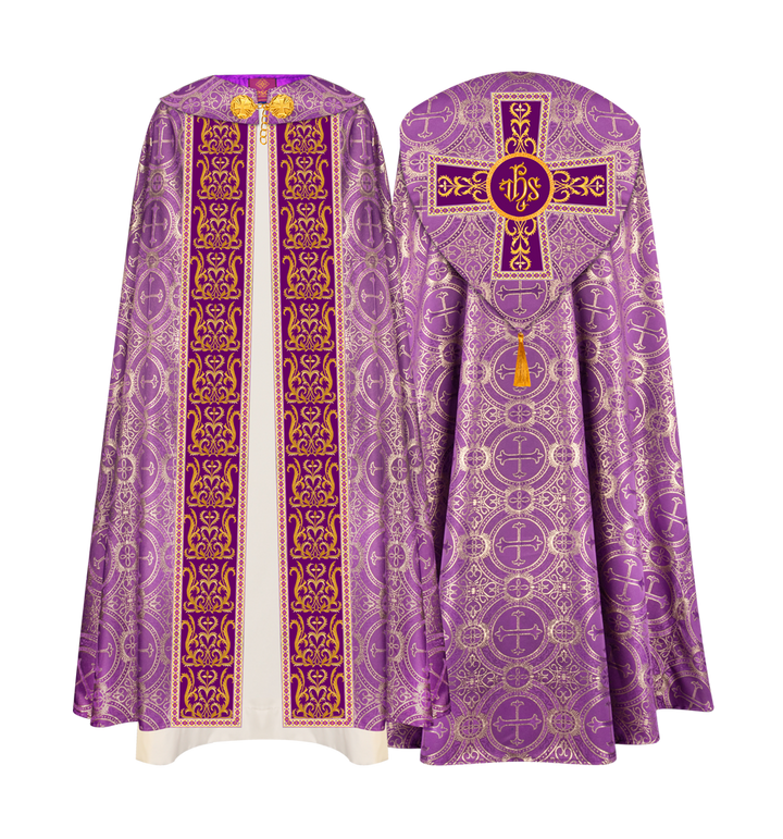 Gothic Cope Vestments With Adorned Orphrey