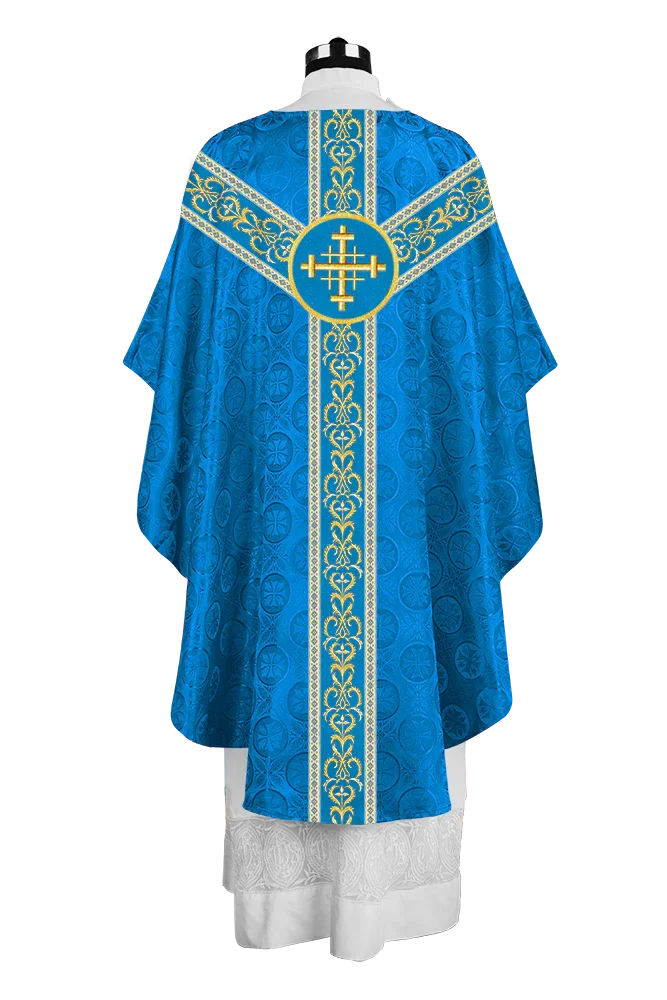Exquisitely Embroidered Gothic Chasuble Liturgical Vestment