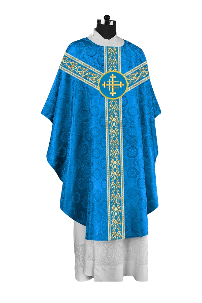 Gothic Chasuble with Y-type Embroidered Orphrey