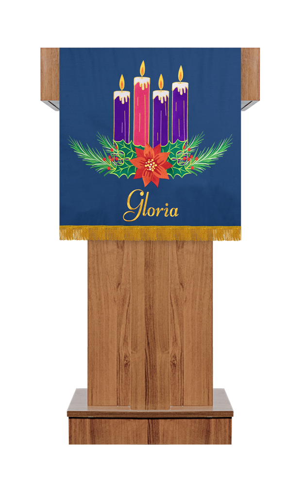 Advent Pulpit/Lectern - Gloria