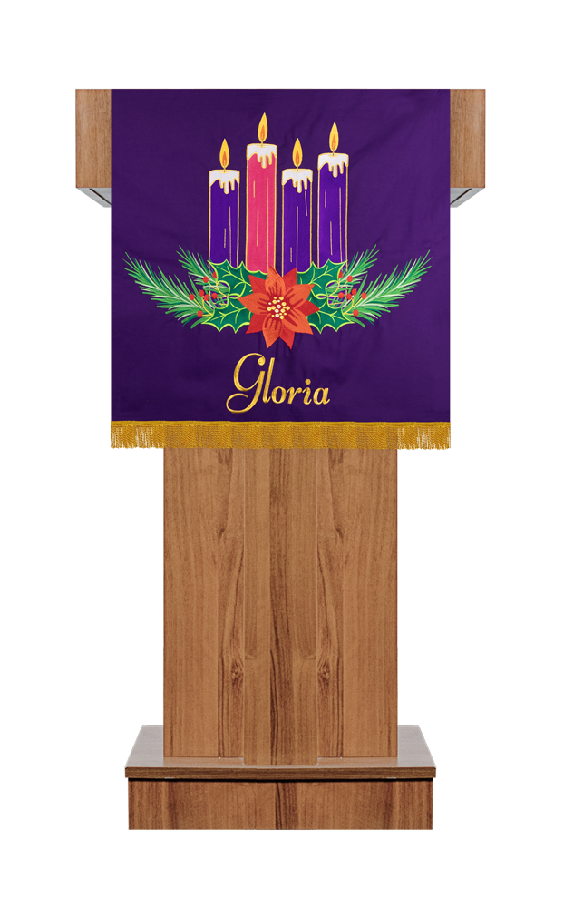 Advent Pulpit/Lectern - Gloria