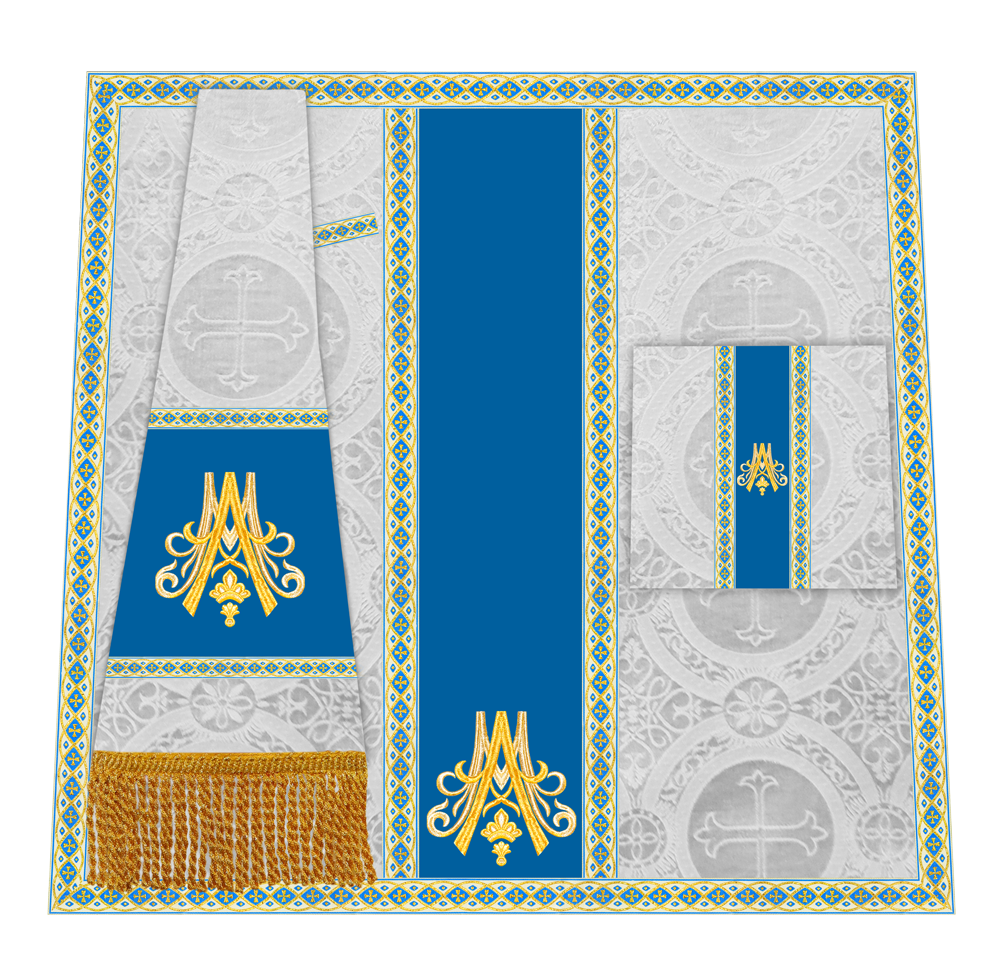 Marian Altar Parament with Trims