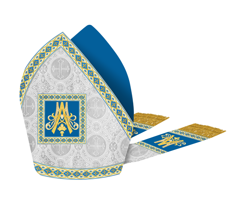 Marian Style Mitre Vestment
