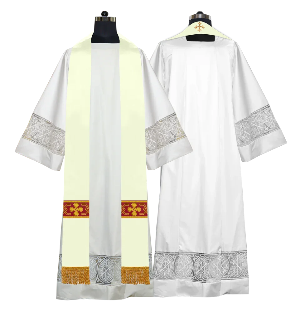 Gothic Cope with Adorned Detailed Braids