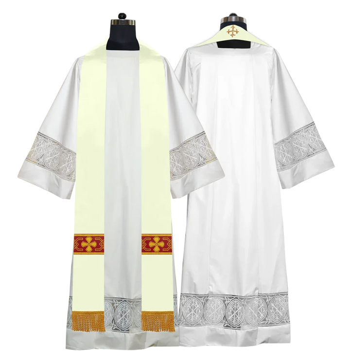 Gothic Cope with Adorned Detailed Braids