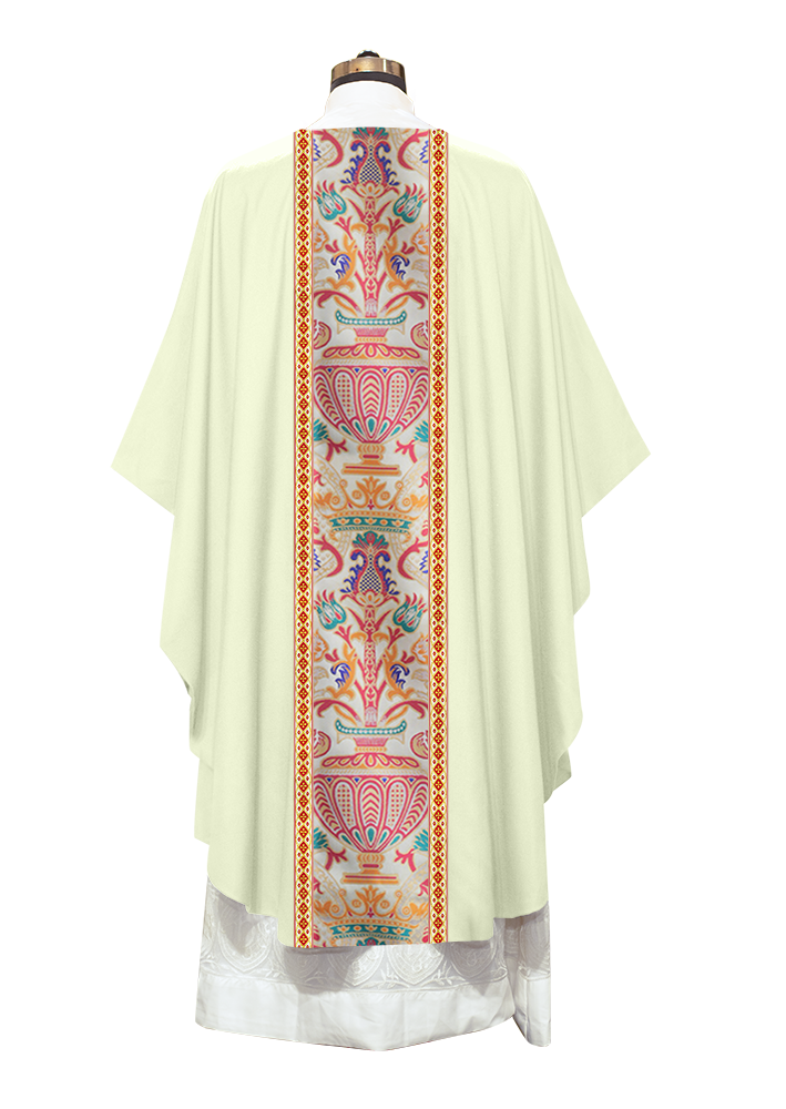 Coronation Tapestry Chasuble Braided with Trims