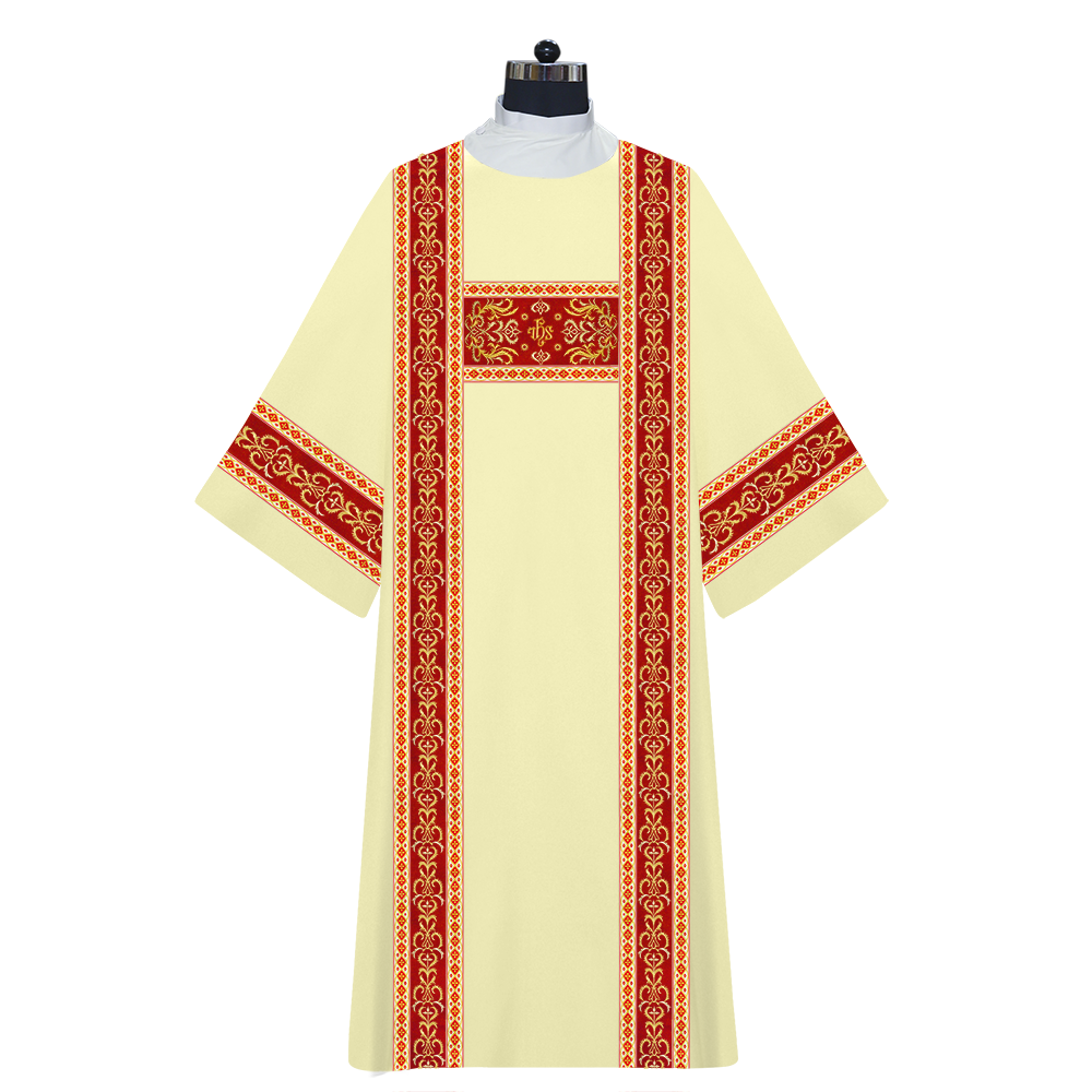 Dalmatics Vestments Enhanced With Woven Braids