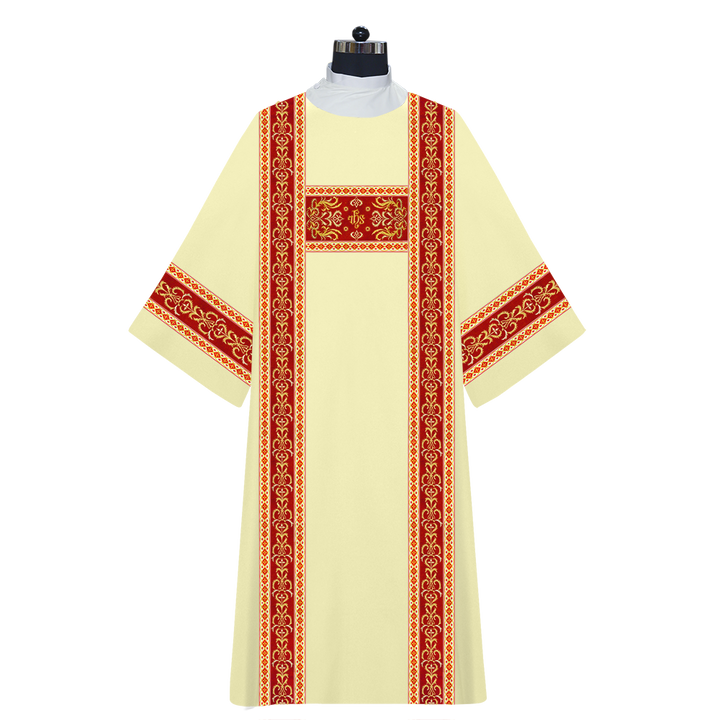 Dalmatics Vestments Enhanced With Woven Braids