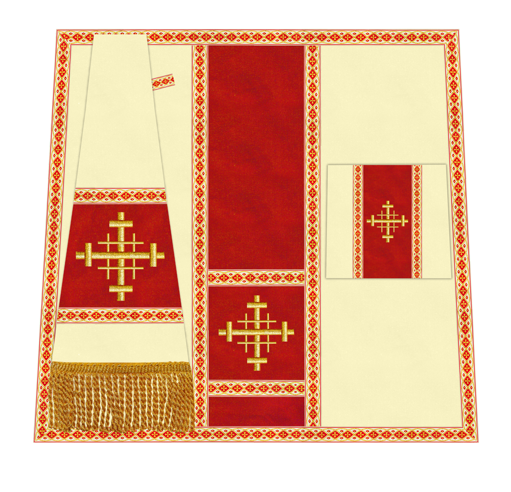 Liturgical Mass set with Cross