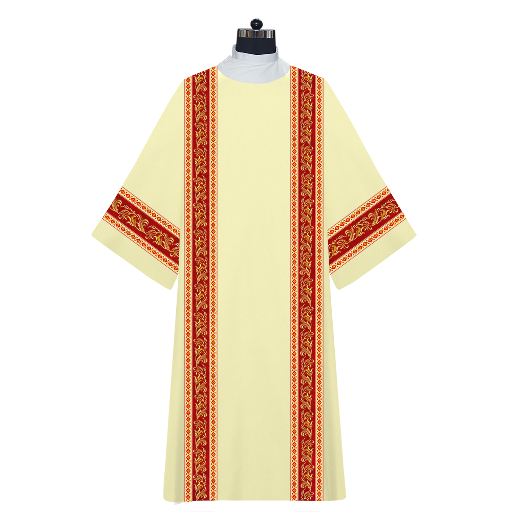 Dalmatics Vestments With Enhanced Embroidery