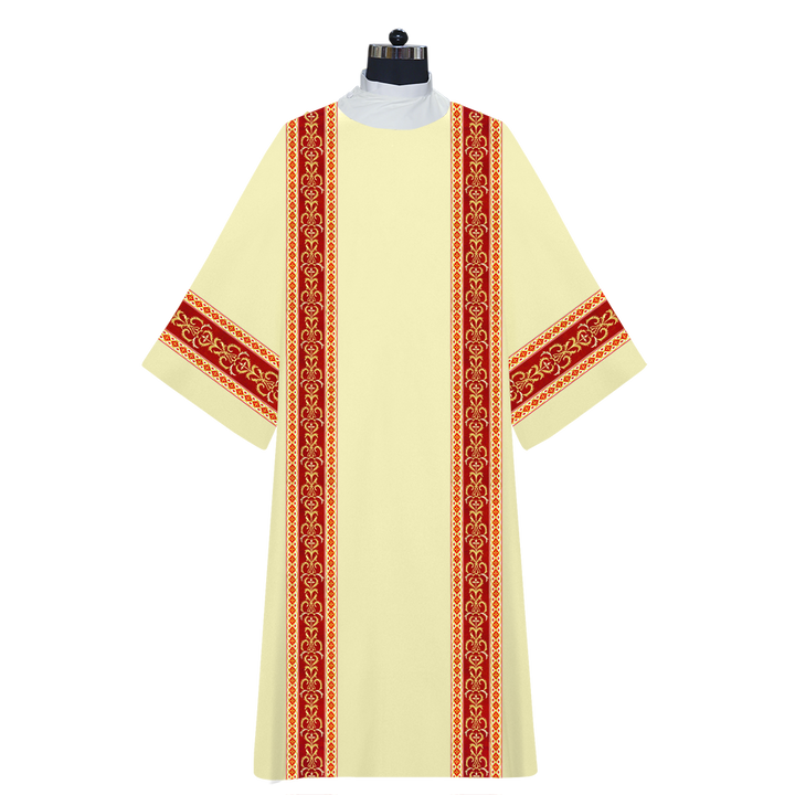 Dalmatics Vestments Enhanced With Woven Braids