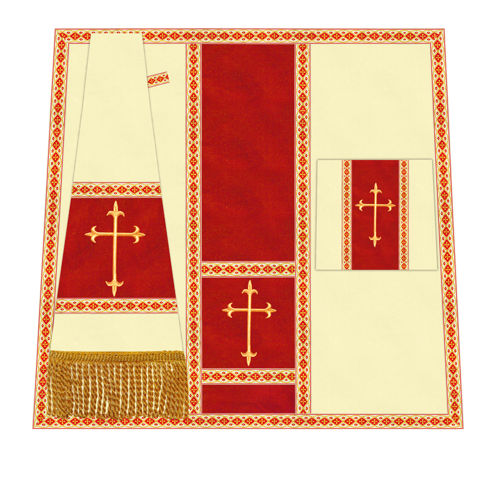 Liturgical Mass set with Cross