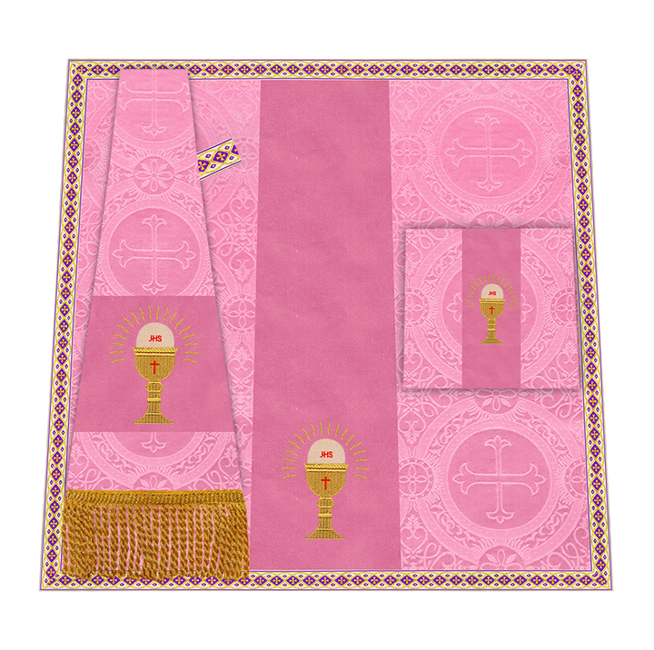 Conjunto de misa de altar con motivo 