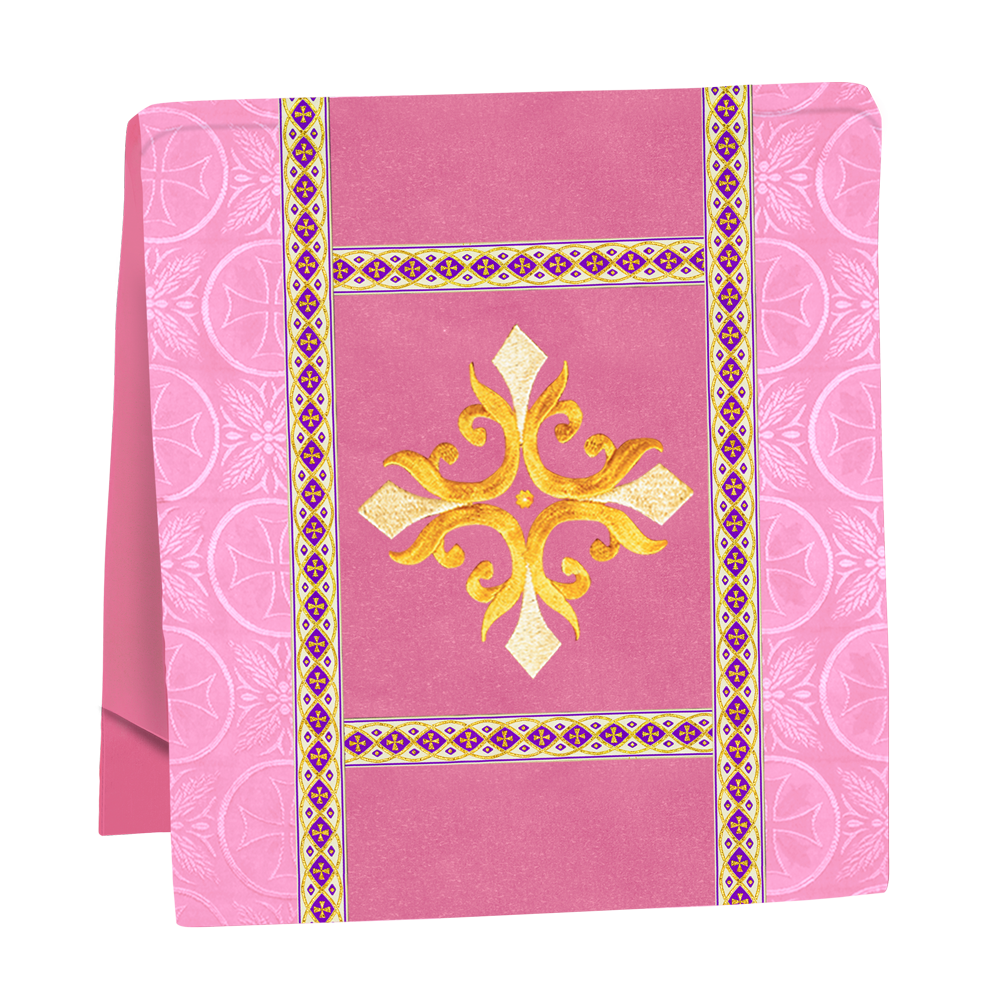 Traditional Altar Mass Set with  Embroidered Motifs