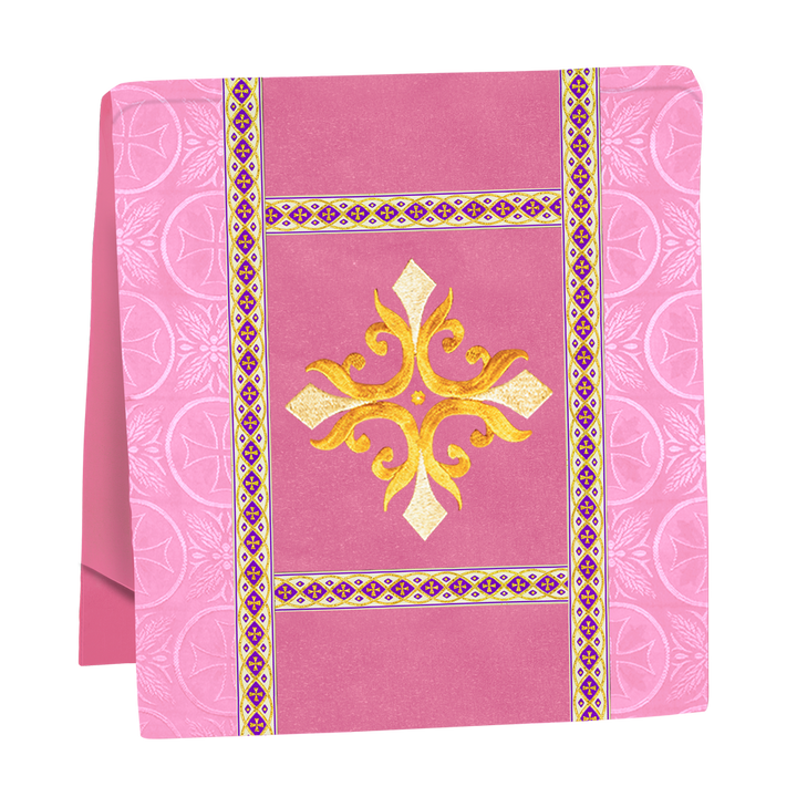 Traditional Altar Mass Set with  Embroidered Motifs