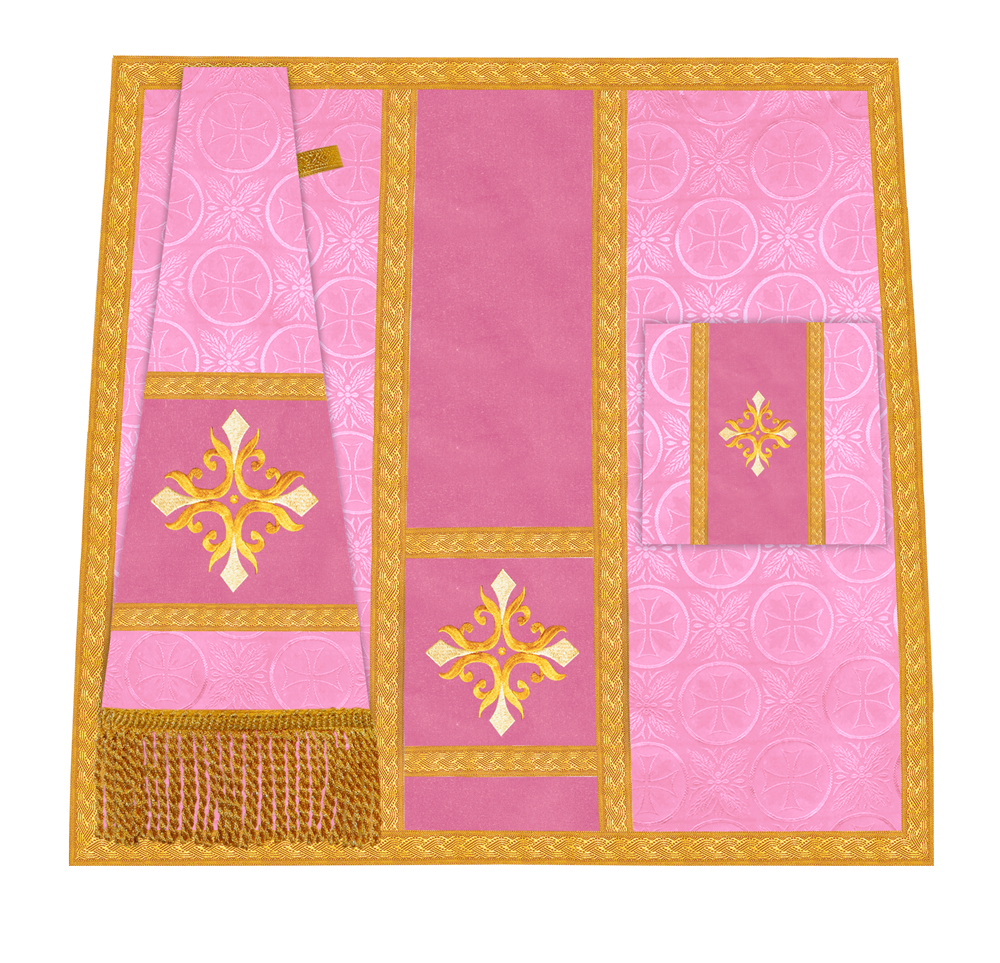 Handcrafted Altar Mass Set with Embroidered Motif