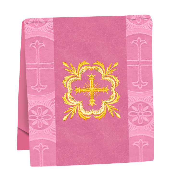 Liturgical Cross Embroidered Mass Set and braided trims