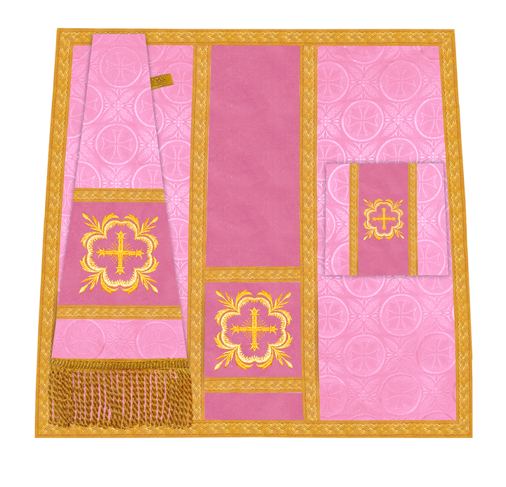 Handcrafted Altar Mass Set with Embroidered Motif