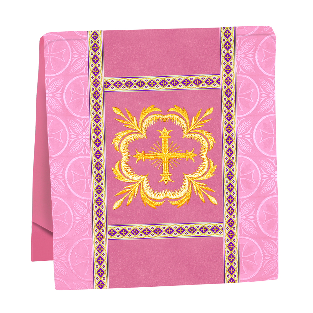 Traditional Altar Mass Set with  Embroidered Motifs