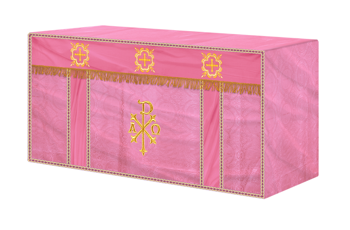 Altar Cloth with Spiritual Cross with Trims