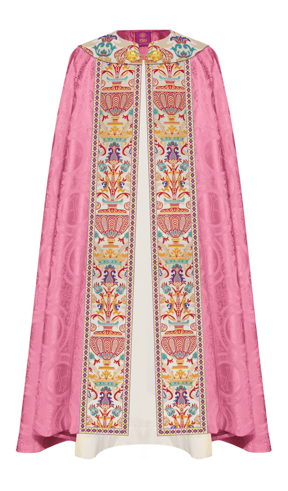 Coronation Tapestry Gothic Cope Braided with Trims