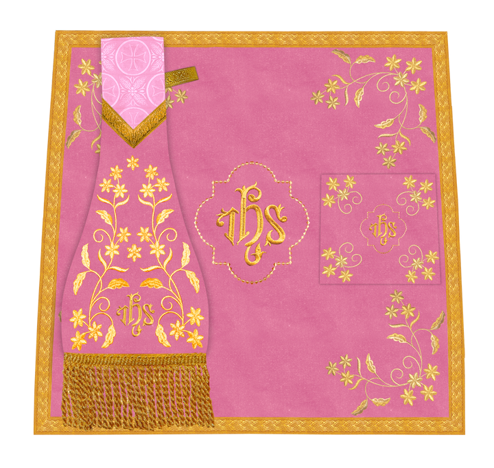 Altar Cloth with Fine Embroidery and Spiritual Motif