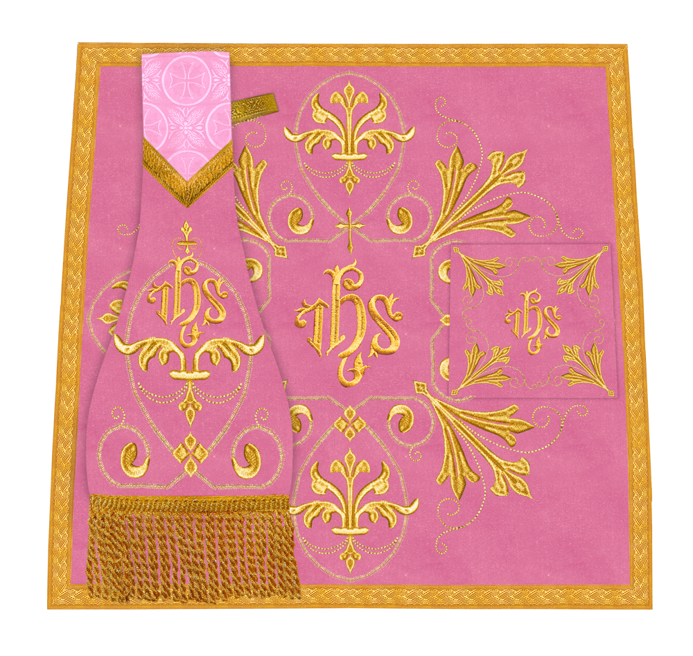 Exquisite Altar Cloth with Intricate Embroidery