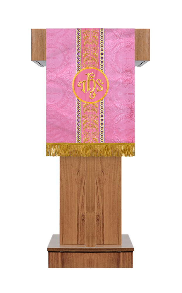 Altar Cloth with Liturgical Motif and Trims