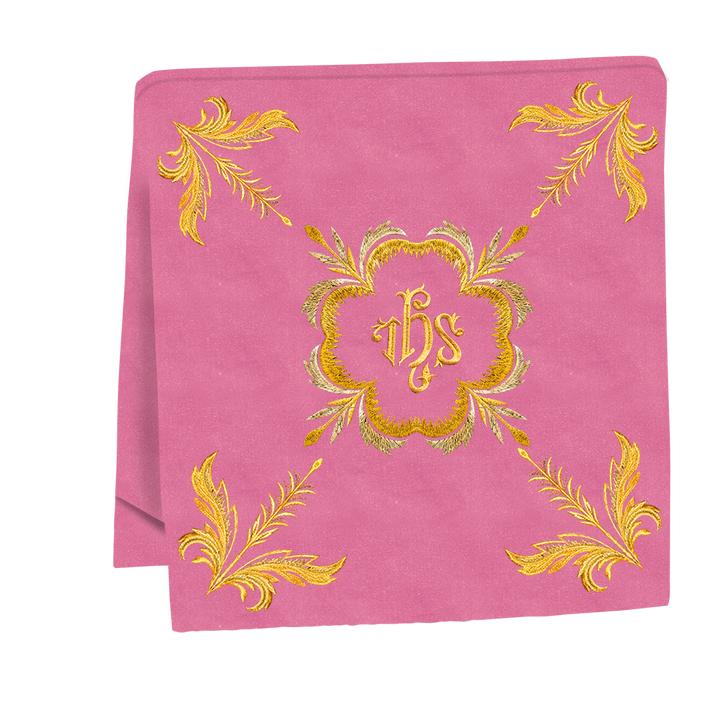 Handcrafted Church Altar Cloth with Detailed Embroidered Trims