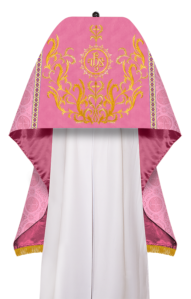 Humeral Veil Vestment with Braided Motif and Trims