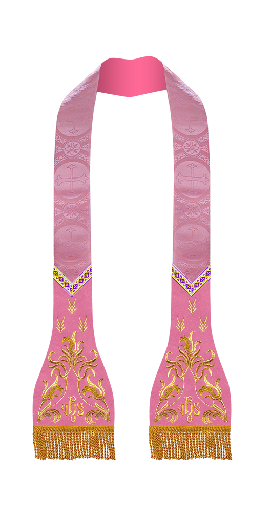 Roman Catholic Stole with Spiritual motif